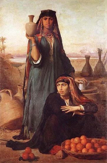 Women Selling Water and Oranges on the Road to Heliopolis, unknow artist